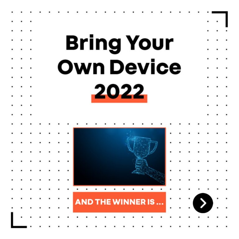 SWR BYOD 2022 Winner is